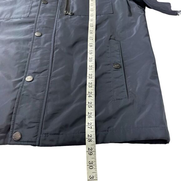 Buffalo by David Bitton Nylon Quilted Utility Jacket in Navy Blue, Large - Picture 12 of 13